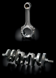 クロームモリブデン鋼コンロッド / 鍛造クランクシャフト